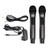 Professional Rack Mount Dual 2.4G  Wireless Handheld Microphone System
