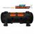 New Pyle PBMSPG200 Street Blaster X High-Powered Rugged & Portable BoomBox Speaker System with Bluetooth & NFC Wireless Streaming, USB Recording, Built-in Rechargeable Battery, AUX-Input, FM Radio, Mic & Guitar Inputs, 1000 Watt