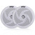 Pyle PLMRS5W 5.25" 180 Watt Max Power 2-Way Waterproof Low Profile Slim Style Marine Audio White Speakers (Pair)