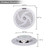 Pyle PLMRS5W 5.25" 180 Watt Max Power 2-Way Waterproof Low Profile Slim Style Marine Audio White Speakers (Pair)