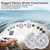 Pyle PLMRS5W 5.25" 180 Watt Max Power 2-Way Waterproof Low Profile Slim Style Marine Audio White Speakers (Pair)