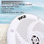 Pyle PLMRS5W 5.25" 180 Watt Max Power 2-Way Waterproof Low Profile Slim Style Marine Audio White Speakers (Pair)