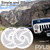 Pyle PLMRS5W 5.25" 180 Watt Max Power 2-Way Waterproof Low Profile Slim Style Marine Audio White Speakers (Pair)
