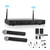 Premier Rack Mount Series VHF Wireless Microphone System, 4-Channel with (2) Wireless Handheld Microphones, (2) Body-Pack Transmitters, (2) Headset & (2) Lavalier Mics