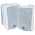 Dual Electronics LU47PW 4" 3-Way Indoor / Outdoor Speakers (Pair, White)