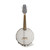New pyle 8-String Mandolin-Banjo Hybrid with White Jade Tuner Pegs, Rosewood Fretboard, 23'' Total Length