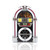 New Pyle PJUB25BT Bluetooth Jukebox MP3 Speaker Player LED Lighting, AM/FM Radio, USB/SD Readers with Aux Input