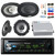 Pioneer DEH-X6900BT Car Bluetooth Radio USB AUX CD Player Receiver - Bundle Combo With 2x Alpine 6.5" 80W 2-Way Coaxial Car Speakers + 2x 6x9 Inch 280W Black Speaker + 4-Channel Amplifier + Amp Kit