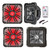 Kicker 41KMLC Marine LED Light Remote Controller, 2 X 11S10L74 X Kicker 11S10L74  Solo-Baric L7 10-Inch (25cm) Square Subwoofer, Dual Voice Coil, 4-Ohm, 600W, 2 X 11L710GLC X Kicker L710GLC (11L710GLC) 10" Square Subwoofer LED Grill