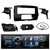 JVC KD-AV41BT 3" Single-Din Car Receiver with Bluetooth, DVD, USB, Remote and IPhone Control, Metra 999700 Dash Kit 2014-up Harley Davidson Motorcycles, EKMR1 Enrock Marine Black Wire Antenna
