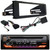 JVC KD-T925BTS Single DIN Bluetooth USB/AUX CD Player LED AM/FM Radio SiriusXM Ready Amazon Alexa Stereo Receiver, Handlebar Control Interface, Single DIN Stereo Install Kit (1998-2013 HD Motorcycles)