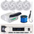 Pyle PLMRB29W2 Single DIN Marine Bluetooth USB/AUX MP3 Player AM/FM Radio Stereo Receiver w/White Cover, 4x 6'' 240 Watt Max Power Low Profile 2-Way White Boat Speakers, Radio Antenna, Speaker Wire