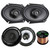 2 Pair Car Speaker Package Of 2x Kenwood KFC-C6895PS 720-Watt 6x8" Inch 3-Way Black Coaxial Speakers + 2x KFC-1665S 6 1/2" Inch 2-Way Audio Speaker + Enrock 16g 50 Ft Speaker Wire