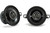 Car Speaker And Amp Combo: 4x Kicker 43CSC354 180-Watt 3.5" Inch CS Series 2-Way Black Car Coaxial Speakers - Bundle With 400-Watts 4-Channel Bluetooth Amplifier + 8-Gauge Amp Install Wiring Kit