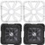 Package: (2) Kicker 11S12L7-4 12" Solo Baric L7 Subwoofers Totaling 3000 Watt + (2) Kicker 11L712GLW 12" White Grilles With LED Lighting For SoloBaric 11S12L7 Subwoofer