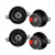 Kicker KS speaker package - Two pairs of Kicker 11KS35 3.5 Inch 2-Way KS Series Coaxial Speakers
