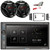 Blaupunkt Orlando 750 6.9" Touchscreen Double DIN Bluetooth USB AM/FM Radio Car Audio Receiver W/Install Kit, 2x 6.5" 300W Max 2-Way Coaxial Speakers, Radio Wiring Harness (Fits 98-08 GM Vehicles)