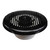 3 Pairs Of Magnadyne WR85B 6 1/2" Inch Waterproof 80 Watt Marine Boat Hot Tub Shower Outdoor Speakers With Black Grill,