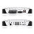 Marine Speaker And Amp Combo: Kicker KMT674 6.75" 300 Watt Marine/Boat Dual Mounting Wakeboard Tower Speakers Bundle Combo w/ 6 Channel 2000w Bluetooth Marine Amplifier + 8 Gauge Amp Installation Kit