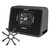 Kicker TS10L72 (11TS10L72) 10" Angled Vented Sub Enclosure with 1 Solo-Baric 10" L7 (2 Ohm), Kicker 08GL715 Square 15" Inch Cast Aluminum Subwoofer Grille