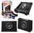 Car Subwoofer And Amp Combo: 2x Kicker 10TC104 Comp 10" 300W Audio Subwoofers Bundle With Lanzar HTG237 1000W Heritage Mosfet Stereo Amplifier + Pyle PLMRAKT8 8 Gauge Marine Amplifier Installation Kit