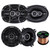 Kicker 41DSC693 D-Series 6x9" inch Coaxial 3-Way Speaker with 1/2" Tweeter, Kicker 41DSC44 4" 2-Way Speaker, Enrock Audio 16-Gauge 50 Foot Speaker Wire