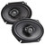2 Pair Car Speaker Package Of 2x Kenwood KFC-1095PS 4" 3-Way Black Performance Series Black Flush Mount Car Coaxial Speakers + 2x KFC-C6895PS 720-Watt 6x8" Inch Audio Speaker + Enrock 16g 50Ft Wire