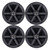 4x JVC CS-MS620 6.5" 2-Way 100 Watts Max Power Marine Speakers (Bulk Packaging)