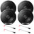 Two Pairs (QTY 4) Of Pioneer TS-G1620F 6.5" 300 Watt Max Power 2-Way Coaxial Car Audio Speakers Bundle Combo With One Pair (QTY 2) Of Speaker Wire Harness Fits Select 1988-up GM Vehicles