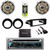 Bluetooth CD Stereo, Harley FLHT Install Kit, 300W Amp, 6.5" Speakers, Adapters