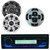 JVC KD-T92MBS Single DIN Marine MotorSports Bluetooth USB AUX AM/FM Radio Stereo SiriusXM Ready CD Player Receiver, Wired Remote, 2x 6.5" Marine Speakers