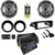 6.5" Polk Speakers/Adapters, XM Tuner,Harley FLHX Install DIN Kit, Bluetooth Amp