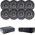 Pyle Home USB AM FM  200W Receiver,5.25" Flush Mount 150W Speakers & Selector