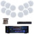 5.25'' In-Ceiling/Wall Speakers,3000W DVD Receiver,Speaker Selector,Speaker Wire
