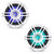 One Pair (QTY 2) Of Infinity KAPPA 1010M 10" 900 Watt Max Power Marine RGB LED White Subwoofer