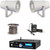 Bluetooth PA Mini Amplifier, 5.6" Horn Speakers, Lavalier Mic Set, Speaker Wire