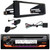 JVC KD-T92MBS Single DIN Marine MotorSports Bluetooth USB/AUX CD Player AM/FM Radio Stereo Receiver, Single-DIN Stereo Install Kit, Handlebar Control Interface (Bundle Fits 1998-2013 HD Motorcycles)