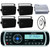 Jensen MS2A Bluetooth Radio Bluetooth Radio Stereo Receiver System with 4x New Black Box Speakers, 400W Amplifier, Antenna