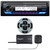 JVC KD-X38MBS Single DIN Marine MotorSports Bluetooth USB AUX LED Stereo Receiver, Wired Remote, Satellite Radio Tuner Kit