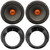 One Pair (QTY 2) Of JBL SHOCKWAVE150W65 6.5" 300 Watt Max Power Midrange Woofer Speakers, 2x Mounting Ring Adapter for 6.5" to 6.75" Speakers Fits 1998-2013 Harley Davidson Touring Models