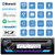 JVC 6.5" 300W 2-Way Speakers (Pair) with Adapters, 98-2013 Harley Radio Install Kit, JVC KD-T92MBS Single DIN Marine Bluetooth USB AUX AM/FM Radio CD Player Receiver