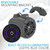 Pyle PLMRLEWB47BB 4" 300 Watt Max Power Waterproof Bluetooth Boat Wakeboard Black LED Tower Speakers (Pair)
