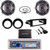 Harley Install FLHT 98-2013 Kit, Bluetooth Stereo, 6.5"Speaker Set, Amp, Antenna