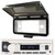 Pyle PLMRB29W2 Single DIN Marine Bluetooth USB/AUX MP3 Player AM/FM Radio Stereo Receiver, White Receiver Dash Kit Cover Protector