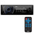 Pyle PLRMR27BTB Single DIN Marine Bluetooth USB/AUX MP3 Player AM/FM Radio Stereo Receiver, 4x Pyle PLMRS5BL 5.25" 180W Max Power 2-Way Waterproof Low Profile Slim Style Blue LED Black Boat Speakers