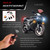Pyle PLMCWD25 Watch Dog Motorcycle Vehicle Alarm Security System with Remote Auto-Start, Includes 2 ECU Control Transmitters, Anti-Hijack Engine Immobilization