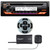 JVC KD-T92MBS Single DIN Bluetooth Marine USB AUX AM/FM Stereo CD Player Receiver Bundle with Wired Remote, Satellite Radio Tuner Kit