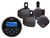 New Jensen MS30 USB AUX AM FM Marine Receiver 4 X 8" Marine Wakeboard Speakers,