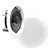 Pyle PDIC51RD 5.25" 150 Watt Peak Power In-Wall / In-Ceiling 2-Way Audio Speakers (White, Pair)