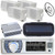 Pyle PLRMR23BTW Marine Indash AM/FM MP3 USB SD AUX iPod Input Stereo Radio Receiver, 4x 3.5" White Box Speakers, Radio Cover, 4-Channel Waterproof Amplifier, Radio Antenna